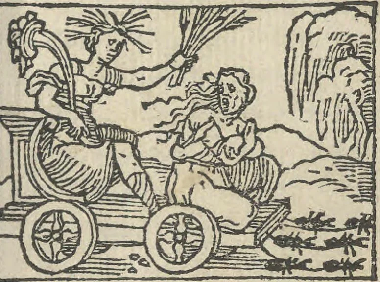 An illustration from Le theatre des bons engins, auquel sont contenuz cent emblemes moraulx, 1546, leaf 116