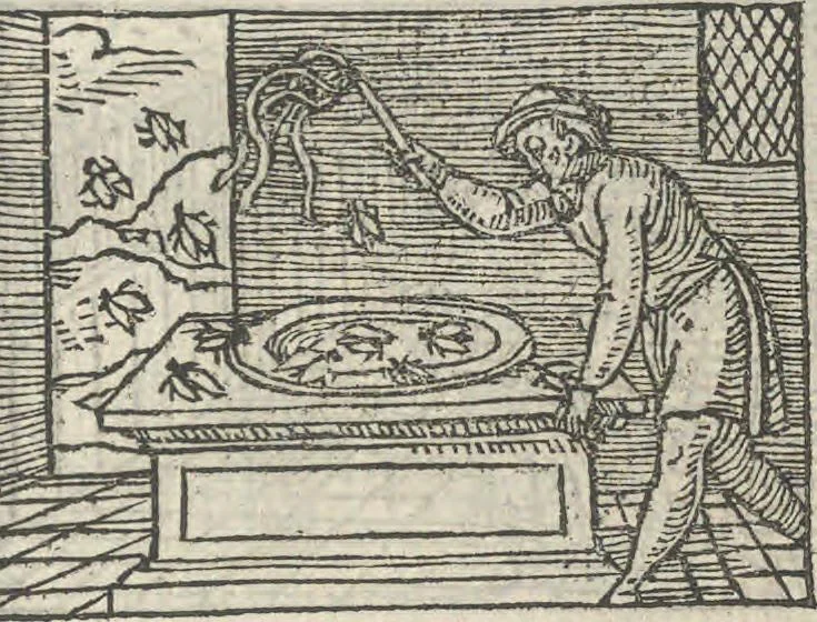 An illustration from Le theatre des bons engins, auquel sont contenuz cent emblemes moraulx, 1546, leaf 20