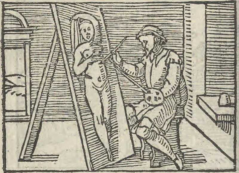 An illustration from Le theatre des bons engins, auquel sont contenuz cent emblemes moraulx, 1546, leaf 31