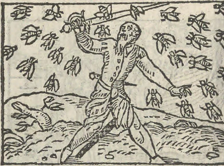 An illustration from Le theatre des bons engins, auquel sont contenuz cent emblemes moraulx, 1546, leaf 37