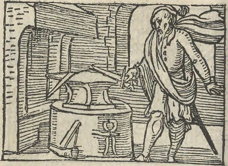 An illustration from Le theatre des bons engins, auquel sont contenuz cent emblemes moraulx, 1546, leaf 47
