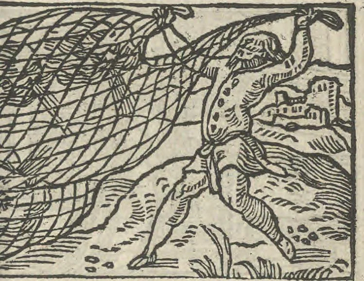 An illustration from Le theatre des bons engins, auquel sont contenuz cent emblemes moraulx, 1546, leaf 52