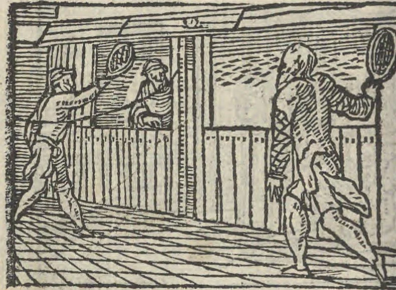 An illustration from Le theatre des bons engins, auquel sont contenuz cent emblemes moraulx, 1546, leaf 57