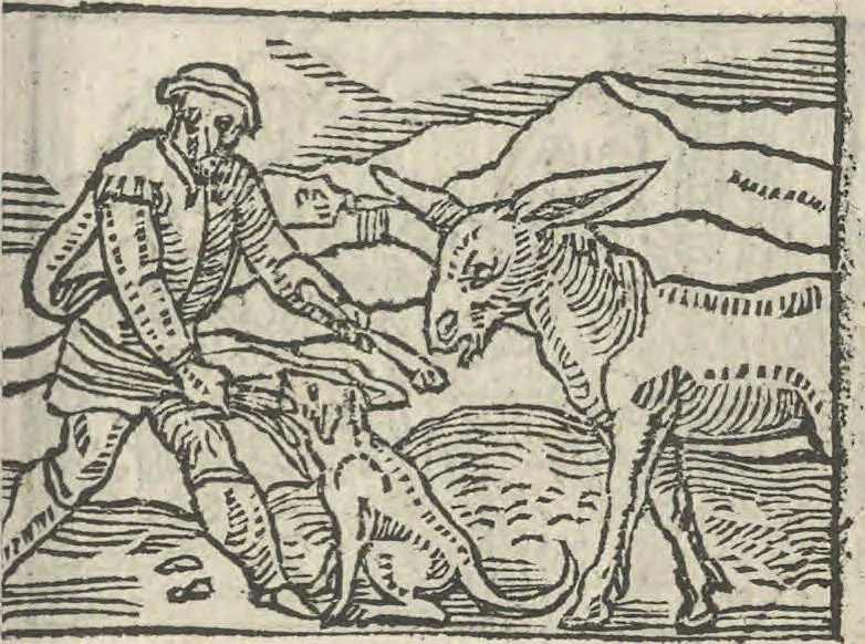 An illustration from Le theatre des bons engins, auquel sont contenuz cent emblemes moraulx, 1546, leaf 62