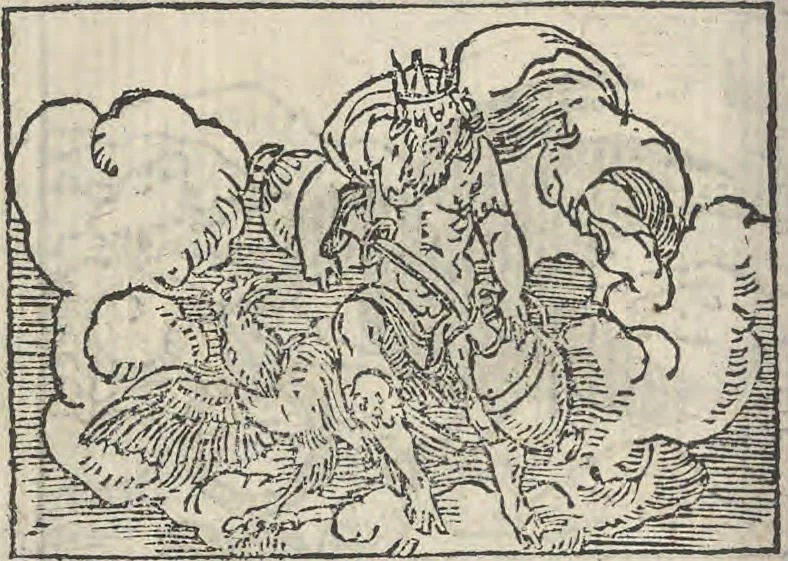 An illustration from Le theatre des bons engins, auquel sont contenuz cent emblemes moraulx, 1546, leaf 73