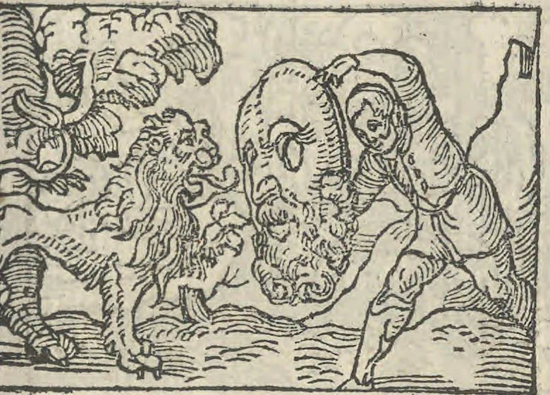 An illustration from Le theatre des bons engins, auquel sont contenuz cent emblemes moraulx, 1546, leaf 76