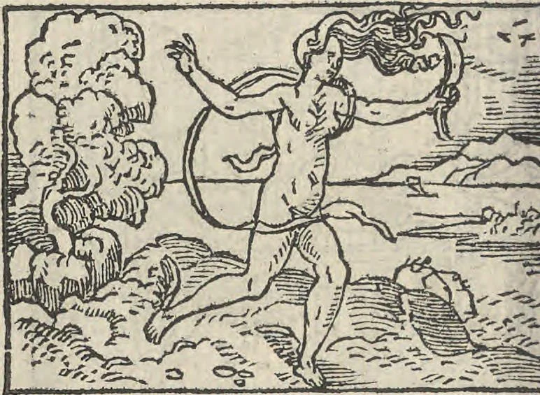 An illustration from Le theatre des bons engins, auquel sont contenuz cent emblemes moraulx, 1546, leaf 79