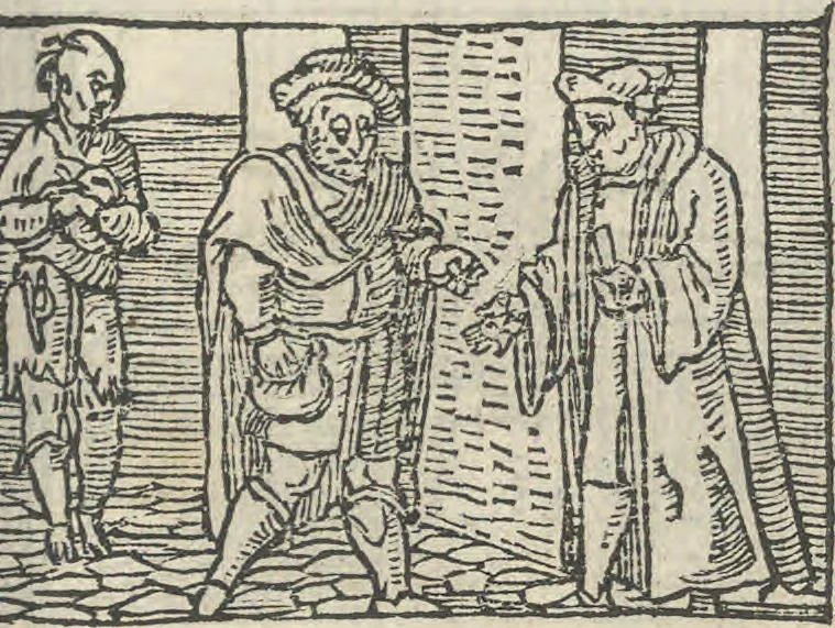 An illustration from Le theatre des bons engins, auquel sont contenuz cent emblemes moraulx, 1546, leaf 82