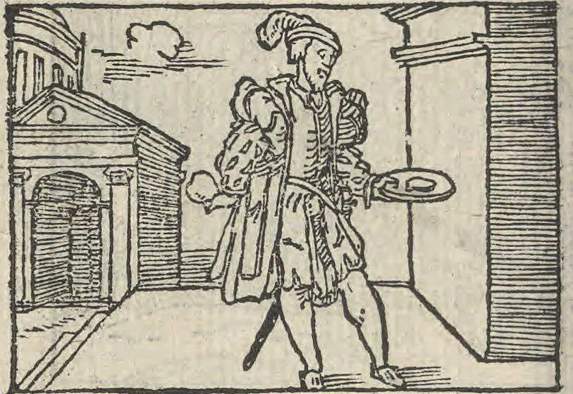 An illustration from Le theatre des bons engins, auquel sont contenuz cent emblemes moraulx, 1546, leaf 89