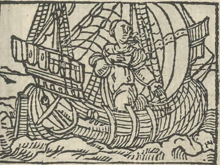An illustration from Le theatre des bons engins, auquel sont contenuz cent emblemes moraulx, 1546, leaf 94