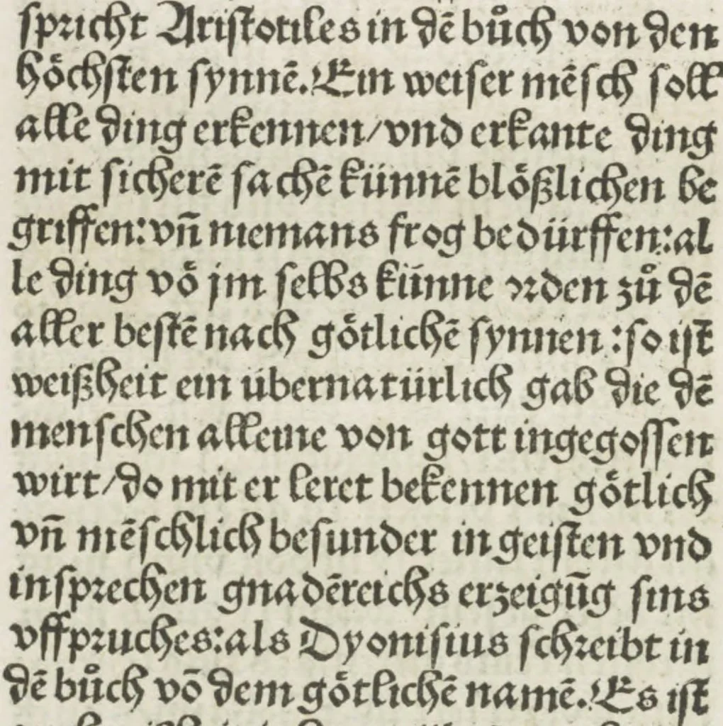 An illustration from Die vier vnd zwenzig Alten, 1500, leaf 122