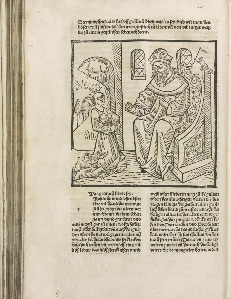 An illustration from Die vier vnd zwenzig Alten, 1500, leaf 171