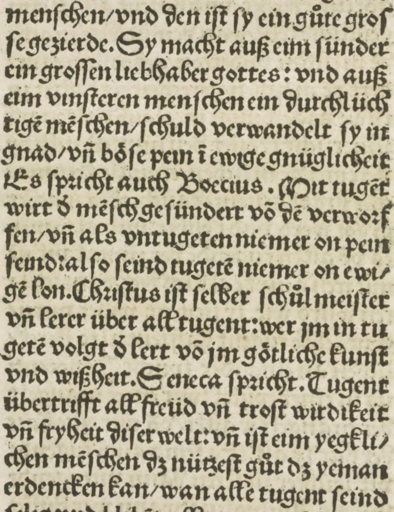 An illustration from Die vier vnd zwenzig Alten, 1500, leaf 180