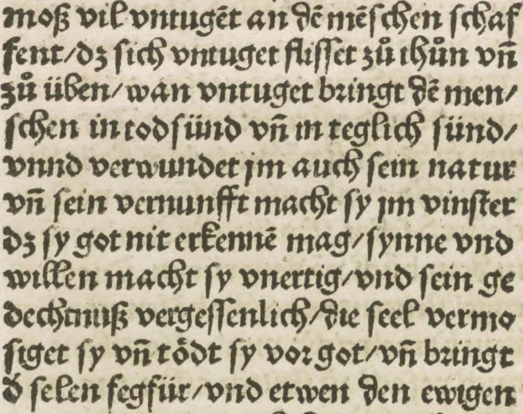 An illustration from Die vier vnd zwenzig Alten, 1500, leaf 184