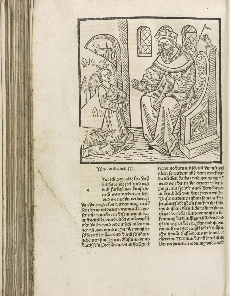 An illustration from Die vier vnd zwenzig Alten, 1500, leaf 207