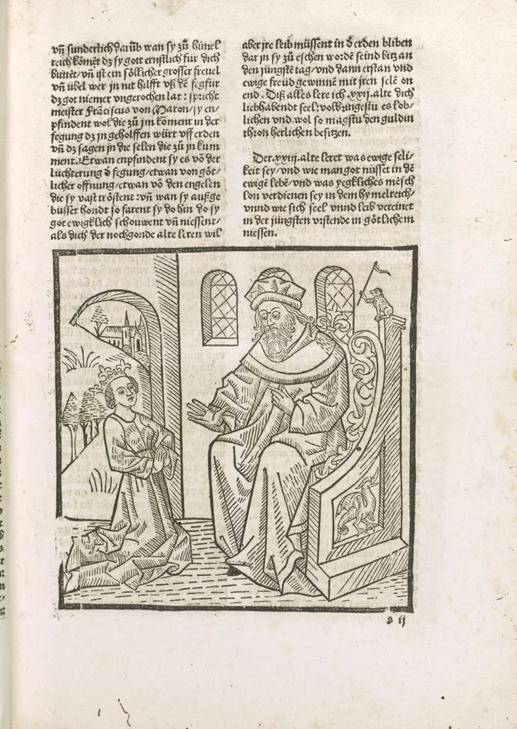 An illustration from Die vier vnd zwenzig Alten, 1500, leaf 226