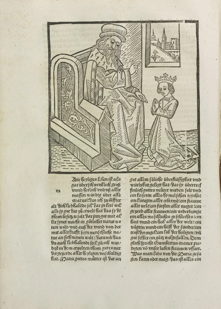 An illustration from Die vier vnd zwenzig Alten, 1500, leaf 87