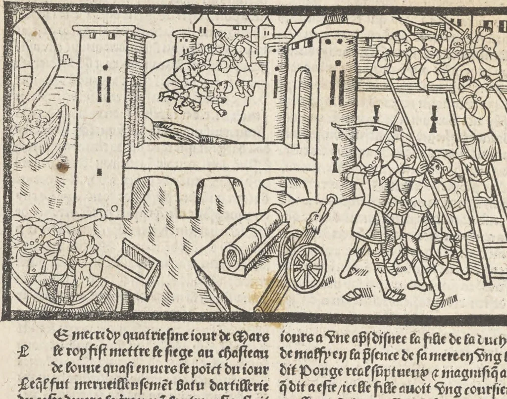 An illustration from Le vergier do[n]neur ... ensemble plusieurs aultres choses faictes [et] composees par ... Octouien de Sainct Gelais ... et par maistre Andry de La Vigne, 1500, leaf 87