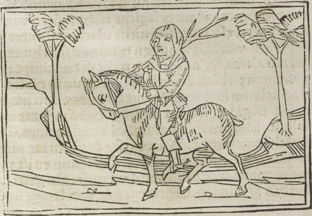 An illustration from De ludo scachorum, 1477, leaf 36