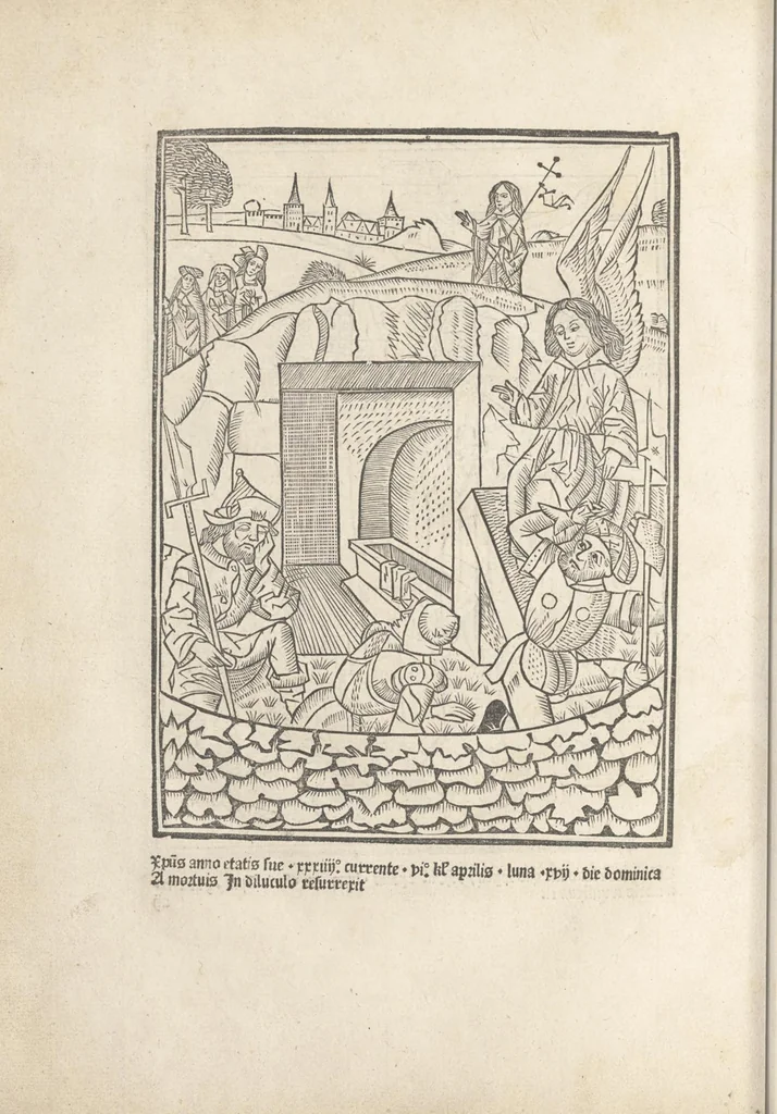 An illustration from Opus responsivum, 1488, leaf 15