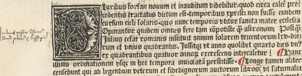 An illustration from Opus responsivum, 1488, leaf 57