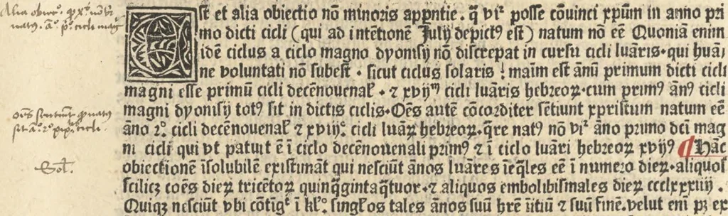 An illustration from Opus responsivum, 1488, leaf 71