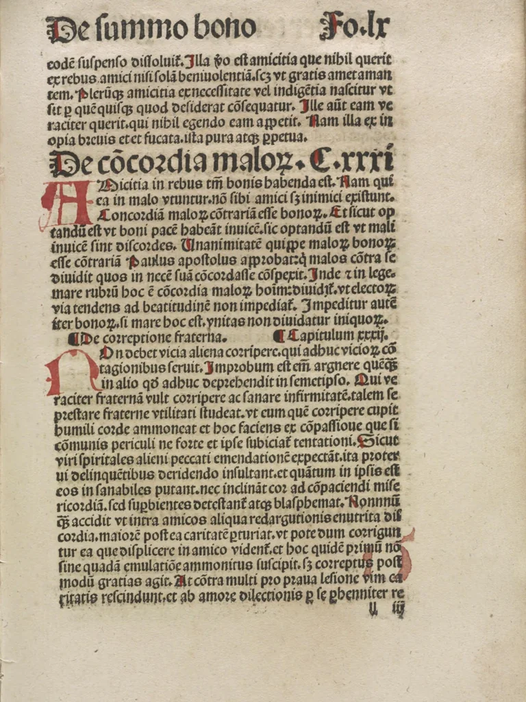 An illustration from De summo bono libri tres Sancti Isidori, Hyspaliensis Episcopi, 1492, leaf 132