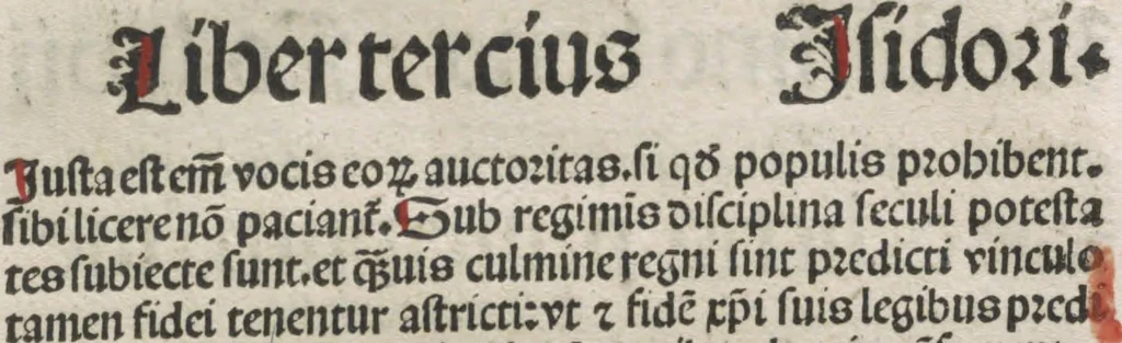 An illustration from De summo bono libri tres Sancti Isidori, Hyspaliensis Episcopi, 1492, leaf 149