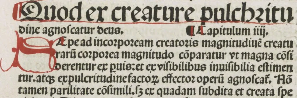 An illustration from De summo bono libri tres Sancti Isidori, Hyspaliensis Episcopi, 1492, leaf 15