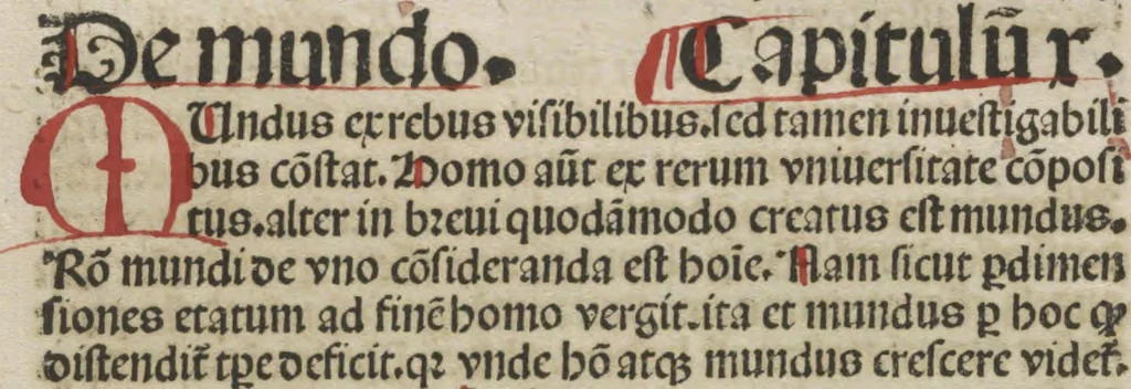 An illustration from De summo bono libri tres Sancti Isidori, Hyspaliensis Episcopi, 1492, leaf 19
