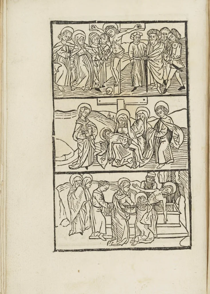 An illustration from Itinerarium seu peregrinatio Beate Virginis [et] Dei genitricis Marie, 1490, leaf 54
