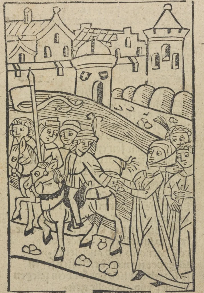An illustration from Herzog Ernsts Ausfahrt, 1500, leaf 12