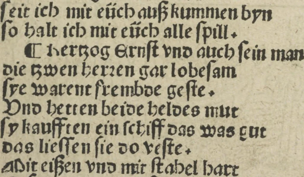 An illustration from Herzog Ernsts Ausfahrt, 1500, leaf 17