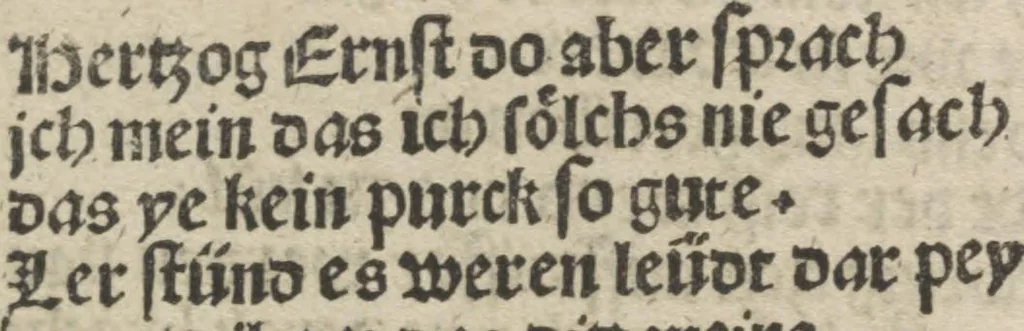 An illustration from Herzog Ernsts Ausfahrt, 1500, leaf 23