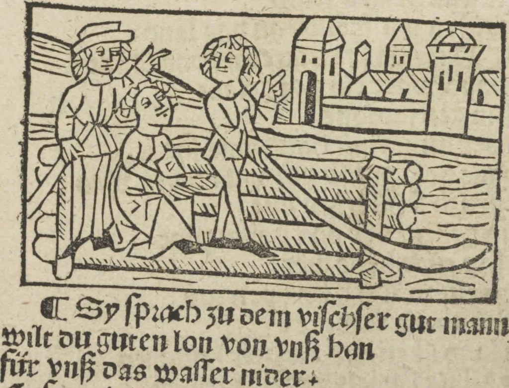 An illustration from Herzog Ernsts Ausfahrt, 1500, leaf 36