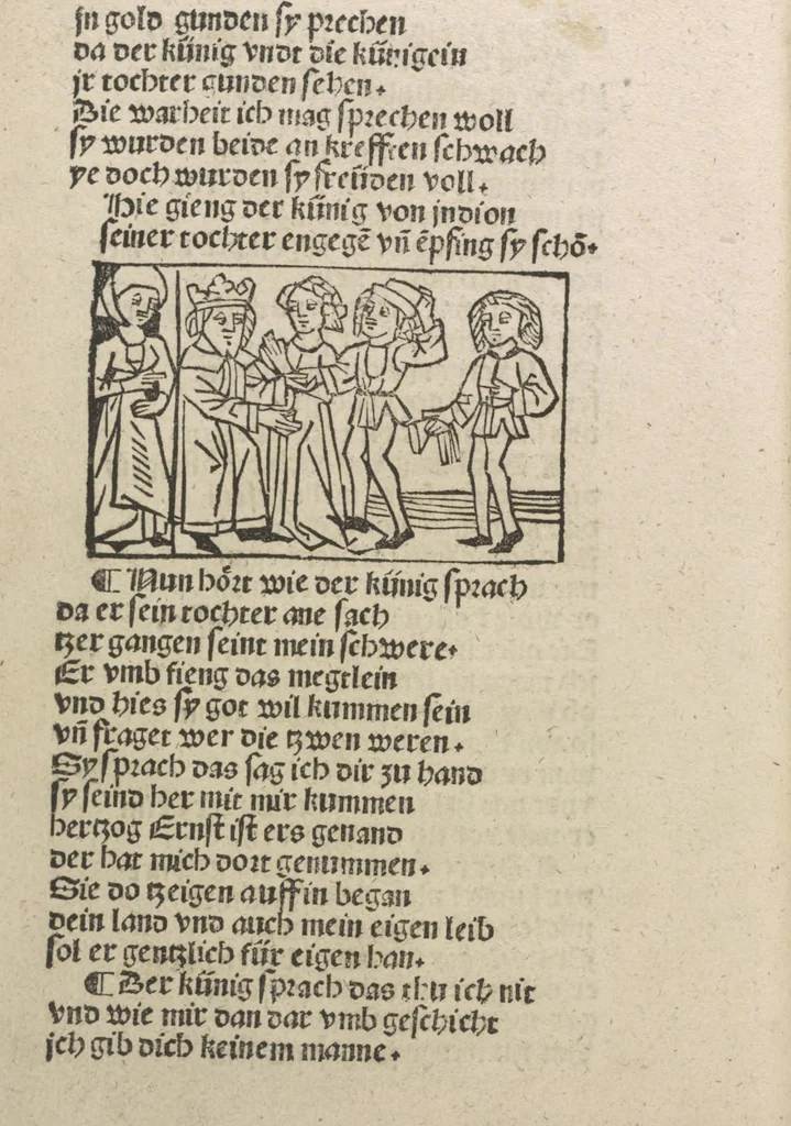 An illustration from Herzog Ernsts Ausfahrt, 1500, leaf 39
