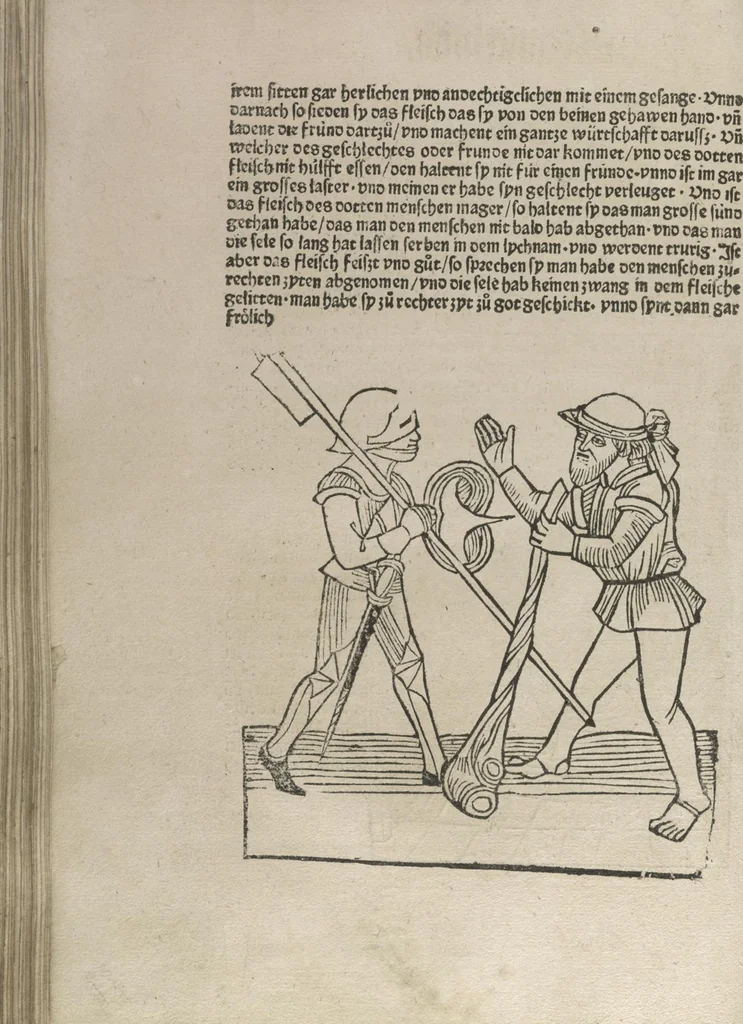 An illustration from Itinerarium, 1484, leaf 103