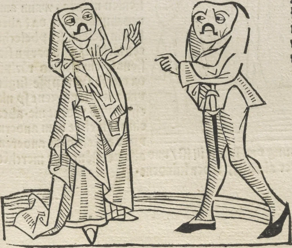An illustration from Itinerarium, 1484, leaf 104