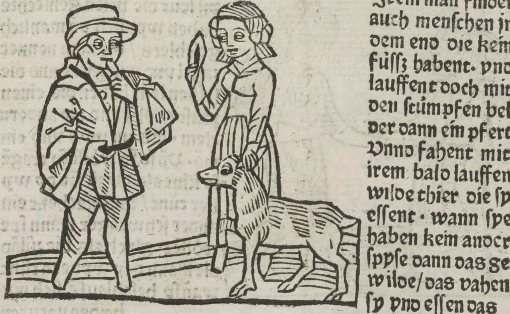 An illustration from Itinerarium, 1484, leaf 106