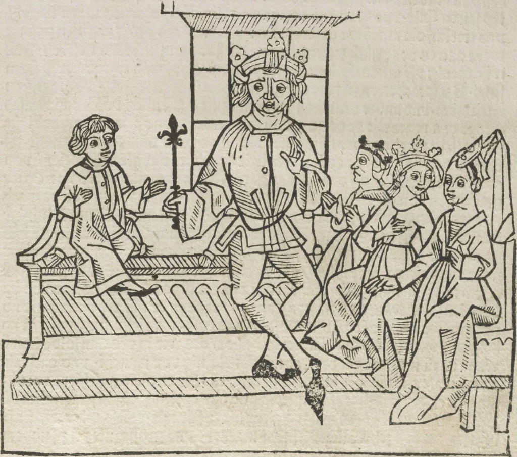 An illustration from Itinerarium, 1484, leaf 118