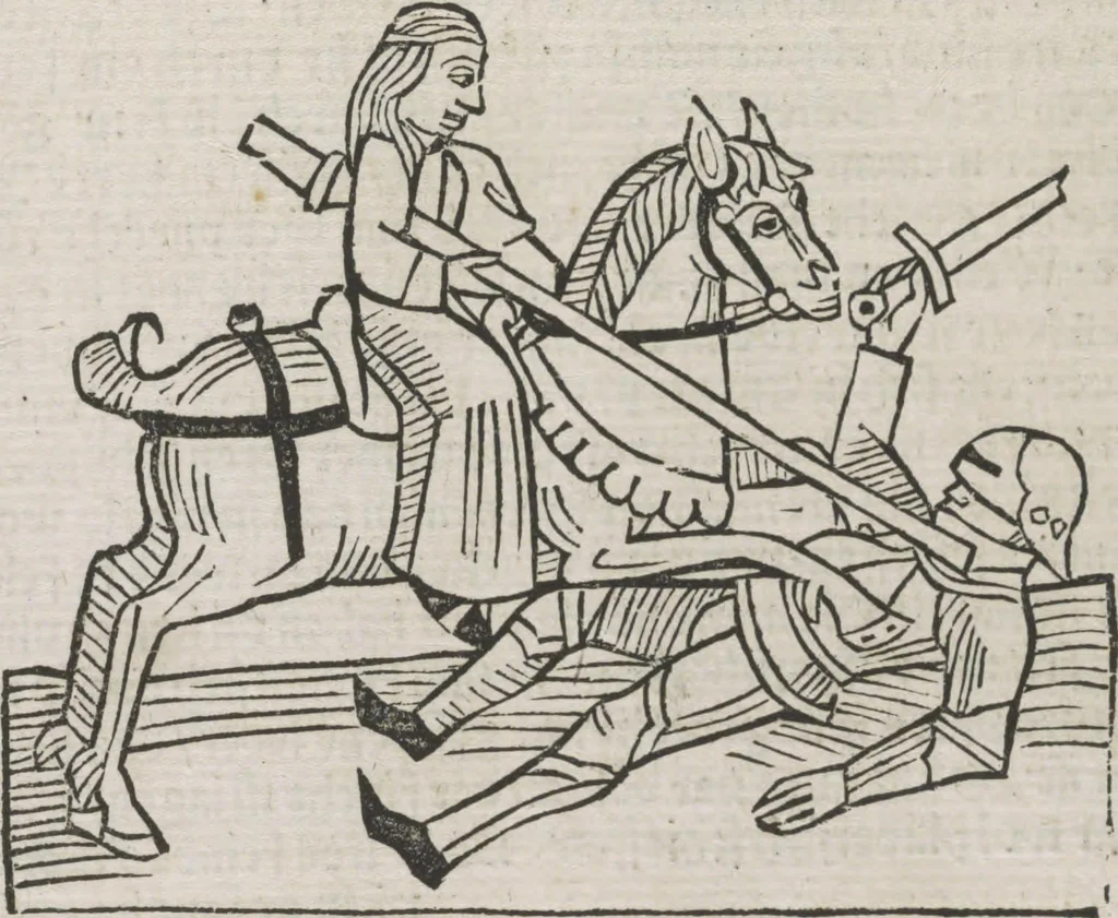 An illustration from Itinerarium, 1484, leaf 126