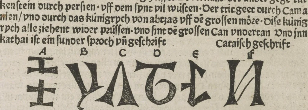An illustration from Itinerarium, 1484, leaf 130