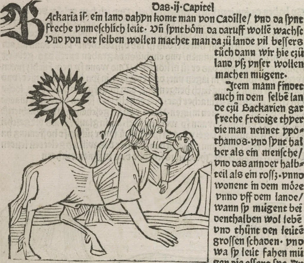An illustration from Itinerarium, 1484, leaf 137