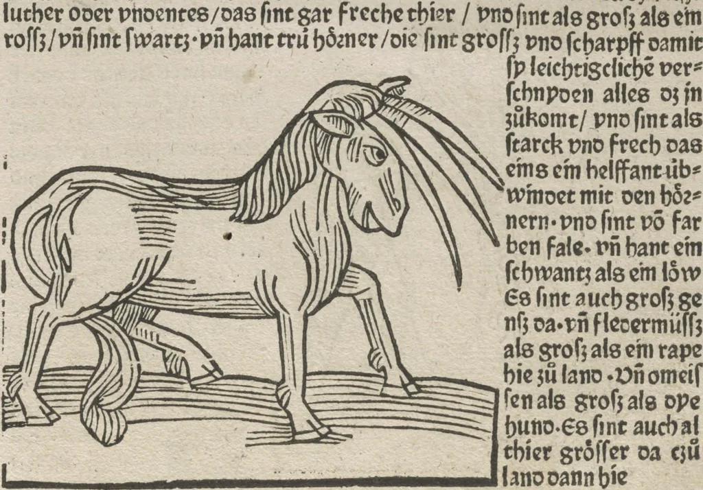 An illustration from Itinerarium, 1484, leaf 152