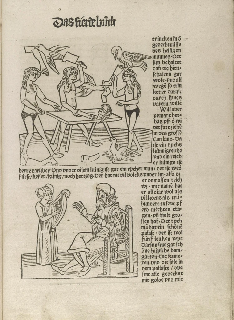 An illustration from Itinerarium, 1484, leaf 160