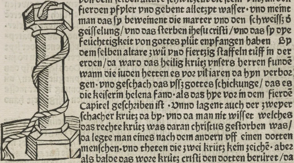 An illustration from Itinerarium, 1484, leaf 48