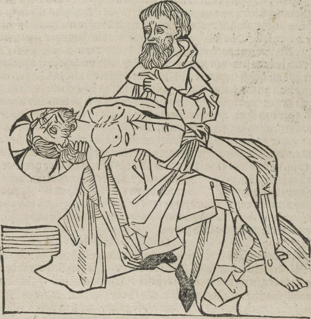 An illustration from Itinerarium, 1484, leaf 50