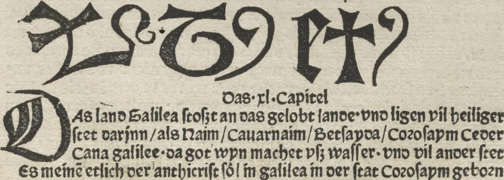 An illustration from Itinerarium, 1484, leaf 60