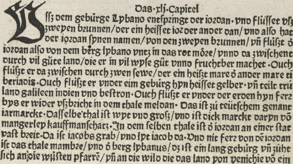 An illustration from Itinerarium, 1484, leaf 62