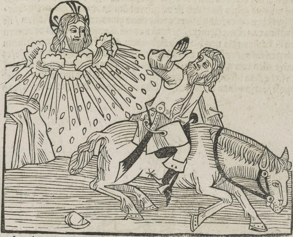 An illustration from Itinerarium, 1484, leaf 68